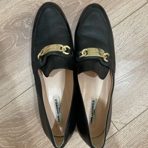Karl Lagerfeld women’s loafers size 10